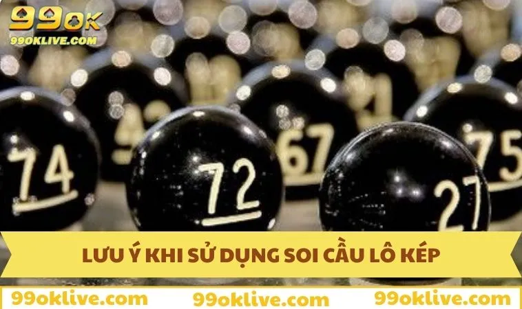 Soi Cầu Lô Kép Và Chiến Lược Đánh Bại Xổ Số Cùng 99OK 262 Lưu ý khi sử dụng soi cầu lô kép